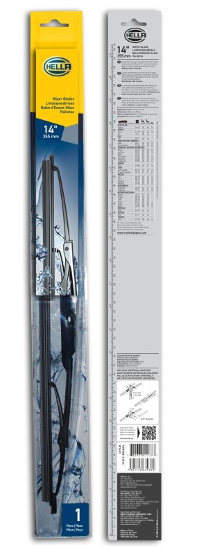 Fiat 500 Wiper Blade - Hella - Standard 14in - Single - 2012