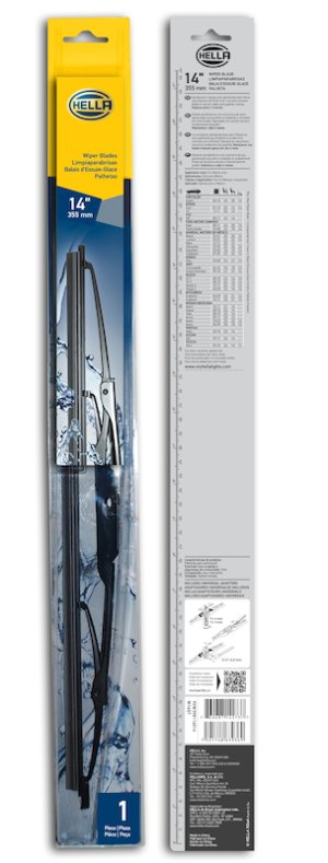 Fiat 500 Wiper Blade - Hella - Standard 14in - Single - 2012