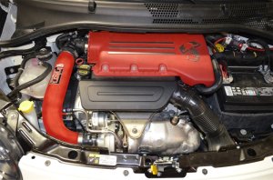 Fiat 500 Abarth Performance Air Intake - Injen - Short Ram w/MegaRam (MR) Technology - Polished - `15-`17