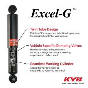 Fiat 500C Shock & Strut - Front Right - KYB - Excel-G - `12-`13
