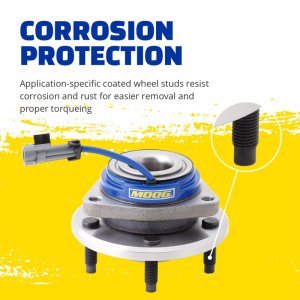 Fiat 500 Wheel Hub Assembly - Rear - Moog - `12-`19 Fiat 500 Wheel Hub Assembly - Rear - Moog - `12-`19