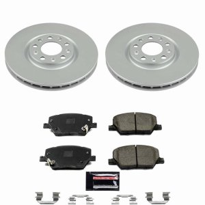 Fiat 500X Brake Kit - Front - PowerStop - Z23 Coated - `16-`23