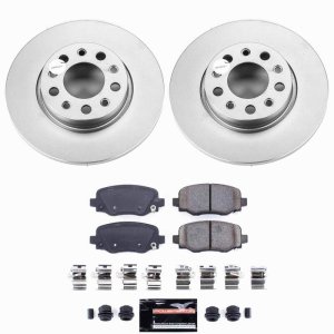 Fiat 500X Brake Kit - Rear - PowerStop - Z23 Coated - `16-`23