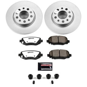 Fiat 500X Brake Kit - Rear - PowerStop - Z36 Coated Truck & Tow - `16-`23