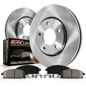 Fiat 124 Spider Brake Kit - Front - PowerStop - Z17 Evolution Plus Pads + Autospecialty Rotors - `17-`19
