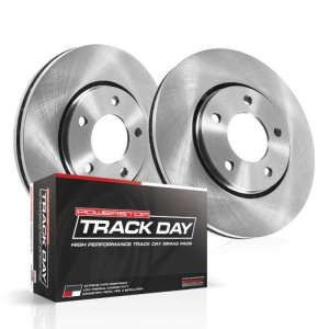 Fiat 124 Spider Brake Kit - Rear - PowerStop - Track Day High-Performance Rotors + Track Day Pads - `17-`19