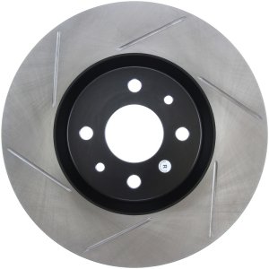 Fiat 500 Brake Rotor (1) - Front Right - Stoptech - Slotted Sport - `12-`19