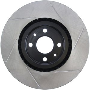 Fiat 500 Brake Rotor (1) - Front Right - Stoptech - Slotted Sport - `12-`19