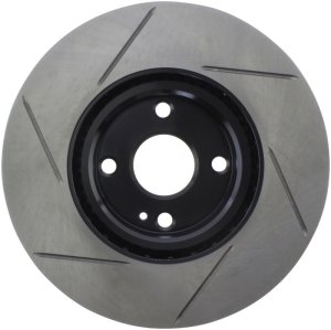 Fiat 124 Spider Brake Rotor (1) - Front Driver Side - Stoptech - Slotted Sport - Black - `17-`20