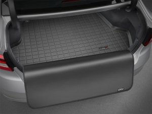 Fiat 500X Cargo Liner With Bumper Protector - Behind 2nd Row Seating - WeatherTech - Cocoa - `16-`27 Fiat 500X Cargo Liner With Bumper Protector - Behind 2nd Row Seating - WeatherTech - Cocoa - `16-`27
