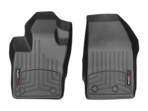 Fiat 500X Floor Mats - Front - WeatherTech - FloorLiner DigitalFit - Black - `16-`27 Fiat 500X Floor Mats - Front - WeatherTech - FloorLiner DigitalFit - Black - `16-`27