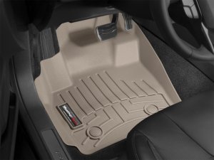 Fiat 500 FloorLiner - Front - WeatherTech - DigitalFit - Tan - `11-`27 Fiat 500 FloorLiner - Front - WeatherTech - DigitalFit - Tan - `11-`27