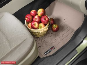 Fiat 500 FloorLiner - Front - WeatherTech - DigitalFit - Tan - `11-`27