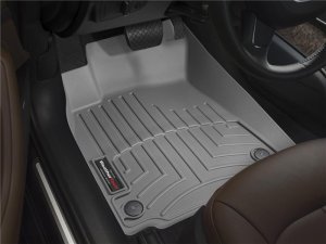 Fiat 500 FloorLiner - Front - WeatherTech - DigitalFit - Grey - `11-`27