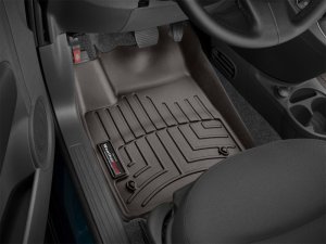 Fiat 500 FloorLiner - Front - WeatherTech - DigitalFit - Cocoa - `11-`27