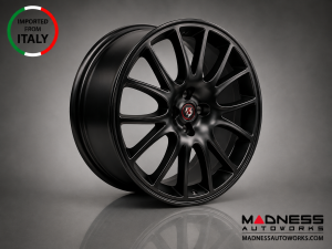 FIAT 500 ABARTH Tributo Ferrari Alloy Wheel Set - Black Finish