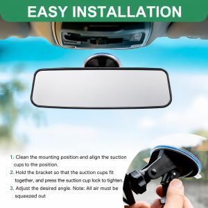 FIAT Topolino Rear View Mirror - Suction Cup Mount - Standard