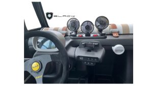 FIAT Topolino Fan Kit - 3 Fan Set w/ USB FIAT Topolino Fan Kit - 3 Fan Set w/ USB