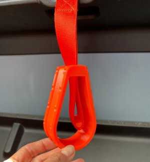 FIAT Topolino Door Pull Handles - Set of 2 - Orange FIAT Topolino Door Pull Handles - Set of 2 - Orange