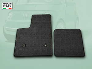 FIAT Topolino Floor Mats - Set of 2 - All Weather Rubber 