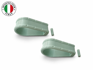 FIAT Topolino Door Pull Handles - Set of 2 - Aquamarine