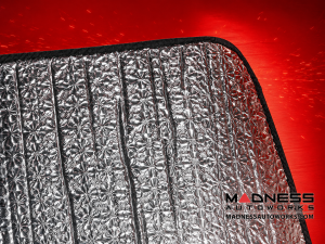FIAT 500 Windshield Sunshade/ Reflector - BlackOut Sunshades - Roll Up