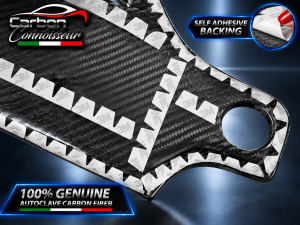 FIAT 500 ABARTH Carbon Fiber Dash Cover - Carbon Fiber - Carbon Connoisseur