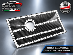 FIAT 500 Glove Box Door Cover - Carbon Fiber - Carbon Connoisseur