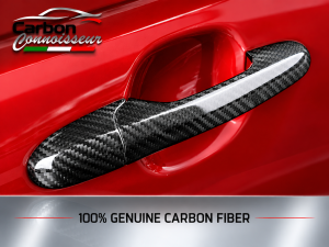 FIAT 500 Exterior Door Handle Kit - Carbon Fiber - Carbon Connoisseur