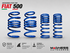 FIAT 500 Lowering Springs - Corsa Forza Performance 