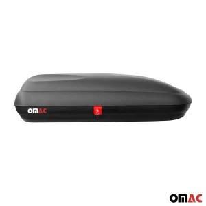 Roof Rack Cargo Box - 11.3 Cubic Feet - Dual Side Opening - Carbon Fiber Texture