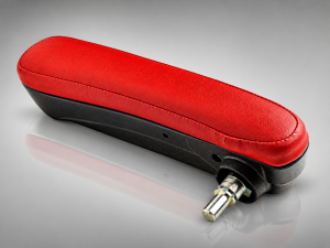 FIAT 500 Armrest - Driver Side - Red/ Black FIAT 500 Armrest - Driver Side - Red/ Black