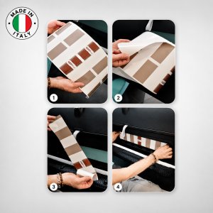 FIAT Topolino Decal Kit – Interior Door Trim - 2 piece kit
