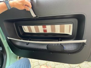 FIAT Topolino Decal Kit – Interior Door Trim - Stripes