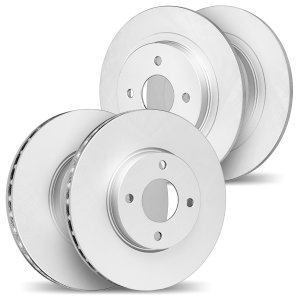 Fiat 500 Brake Rotors (4) - Front + Rear - DFC - GeoSPEC Coated 