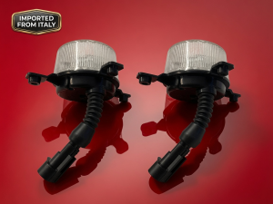 FIAT Topolino Front Turn Signal Lights - set of 2 - LED - Clear White