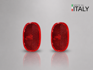 FIAT Topolino Reflector Set - Side - set of 2 - Red