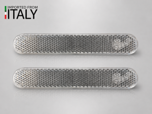 FIAT Topolino Reflector Set - Rear - set of 2 - Clear White