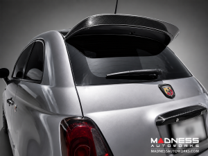 FIAT 500 ABARTH Roof Spoiler - Carbon Fiber - Duckbill  