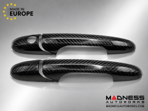 FIAT 500 Exterior Door Handle Kit - Carbon Fiber 