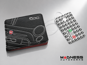 Wallet - Fiat 500 Dark Gray - Genuine FIAT