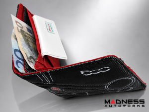 Wallet - Fiat 500 Dark Gray - Genuine FIAT Wallet - Fiat 500 Dark Gray - Genuine FIAT
