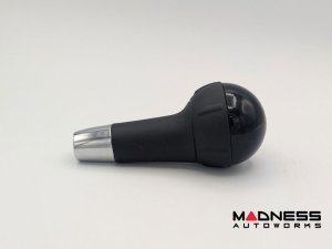 FIAT 500 Shift Knob - Automatic - Genuine FIAT - Black Top - Open Box