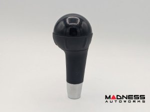 FIAT 500 Shift Knob - Automatic - Genuine FIAT - Black Top - Open Box
