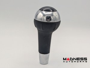FIAT 500 Shift Knob - Automatic - Genuine FIAT - Chrome  Top - Open Box