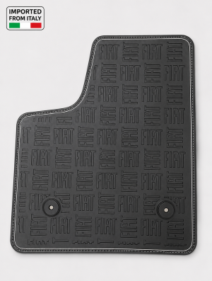 FIAT Topolino Floor Mats - Set of 2 - All Weather Rubber - Genuine FIAT 