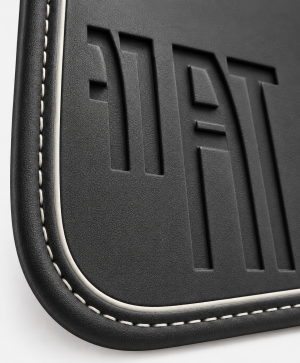 FIAT Topolino Floor Mats - Set of 2 - All Weather Rubber - Genuine FIAT 