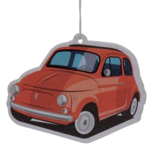Car Air Freshners - set of 6 - Classic Fiat 500 Theme