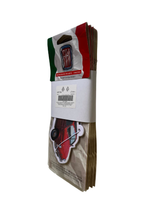 Car Air Freshners - set of 6 - Classic Fiat 500 Theme