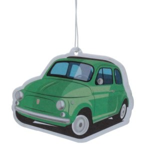 Car Air Freshners - set of 6 - Classic Fiat 500 Theme